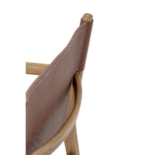 Load image into Gallery viewer, Ollie Leather Chair in Brown
