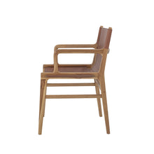 Load image into Gallery viewer, Ollie Leather Chair in Brown

