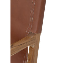 Load image into Gallery viewer, Ollie Leather Chair in Brown
