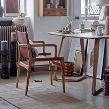 Load image into Gallery viewer, Ollie Leather Chair in Brown
