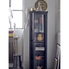 Load image into Gallery viewer, Emilio Slim Cabinet in Black
