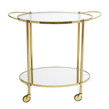 Load image into Gallery viewer, Fine Drinks Trolley in Gold
