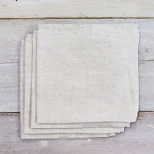 Load image into Gallery viewer, Linen Set of 4 Napkins in Natural

