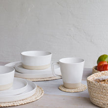 Load image into Gallery viewer, Kivi Set of 2 Ceramic Tea Mugs in White
