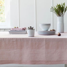 Load image into Gallery viewer, Linen Tablecloth in Blush
