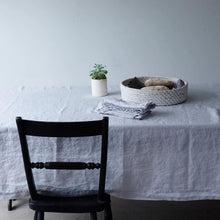 Load image into Gallery viewer, Linen Tablecloth in Silver Grey
