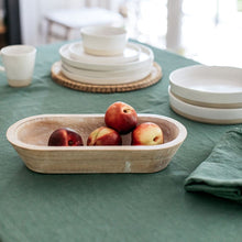 Load image into Gallery viewer, Linen Tablecloth in Sea Green
