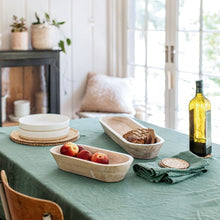 Load image into Gallery viewer, Linen Tablecloth in Sea Green
