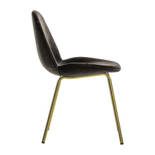 Load image into Gallery viewer, Abi Set of 2 Velvet Dining Chairs in Chocolate Brown
