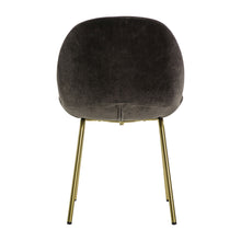 Load image into Gallery viewer, Abi Set of 2 Velvet Dining Chairs in Chocolate Brown
