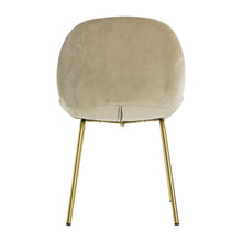 Load image into Gallery viewer, Abi Set of 2 Velvet Dining Chairs in Oatmeal
