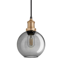 Load image into Gallery viewer, Industville Brooklyn 7 Inch Glass Globe Pendant in Grey
