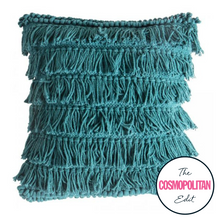 Load image into Gallery viewer, Aine Boho Cushion with Tassels
