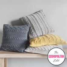 Load image into Gallery viewer, Beeba Cable Knit Cushion
