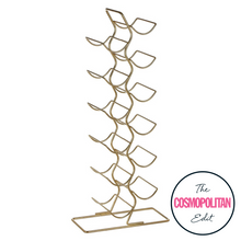 Load image into Gallery viewer, Cadie Wine Rack in Gold
