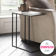 Load image into Gallery viewer, Arison Metal Side Table in Black
