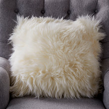 Load image into Gallery viewer, Kendall Sheepskin Cushion in Natural
