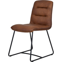 Load image into Gallery viewer, Ilyana Leather Dining Chair in Light Brown
