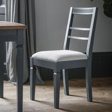Load image into Gallery viewer, Charlotte Set of 2 Wooden Dining Chairs in Blue

