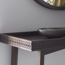 Load image into Gallery viewer, Hayleigh Rectangular Mango Wood Console Table in Brown
