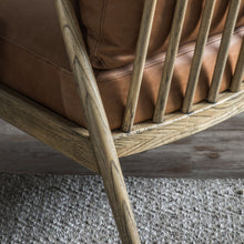 Load image into Gallery viewer, Cora Armchair in Brown
