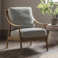 Load image into Gallery viewer, Cora Armchair in Natural
