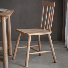 Load image into Gallery viewer, Daphne Set of 2 Oak Dining Chairs in Natural
