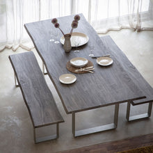 Load image into Gallery viewer, Delilah 6-8 Seater Rectangular Acacia Wood Dining Table in Grey
