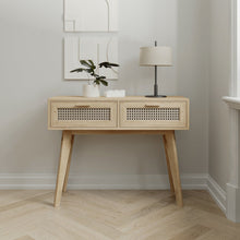 Load image into Gallery viewer, Disa Wooden Console Table in Natural
