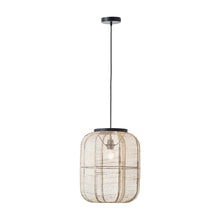 Load image into Gallery viewer, Celia Linen Pendant Light in Soft Beige
