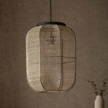 Load image into Gallery viewer, Celia Linen Pendant Light in Soft Beige
