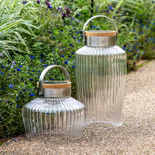 Load image into Gallery viewer, Isobel Glass LED Solar Lantern
