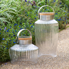 Load image into Gallery viewer, Isobel Glass LED Solar Lantern
