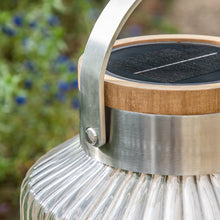Load image into Gallery viewer, Isobel Glass LED Solar Lantern

