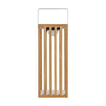 Load image into Gallery viewer, Annabel Wooden LED Solar Lantern in Natural
