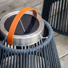 Load image into Gallery viewer, Jules Outdoor Solar Lantern in Black
