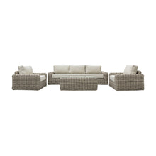 Load image into Gallery viewer, Genoa Outdoor Rattan Lounge Set in Natural
