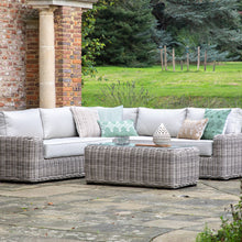 Load image into Gallery viewer, Genoa Outdoor Rattan Corner Lounge Set in Natural
