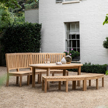 Load image into Gallery viewer, Burford Outdoor Teak Dining Table in Natural
