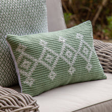 Load image into Gallery viewer, Laina Woven Cushion Cover in Sage
