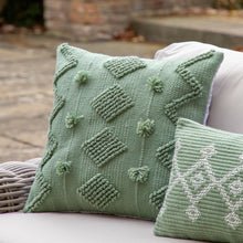 Load image into Gallery viewer, Panya Woven Cushion Cover in Sage
