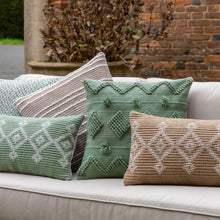 Load image into Gallery viewer, Panya Woven Cushion Cover in Sage
