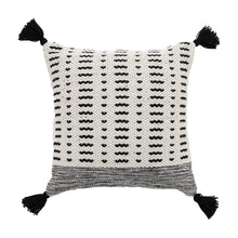Load image into Gallery viewer, Lexie Woven Cushion Cover in Cream and Black
