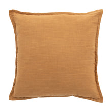 Load image into Gallery viewer, Thora Linen Cushion Cover in Mustard
