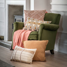 Load image into Gallery viewer, Thora Linen Cushion Cover in Mustard
