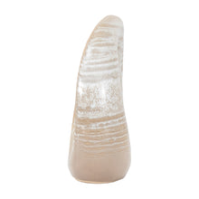 Load image into Gallery viewer, Opal Ceramic Sculpture in White and Grey
