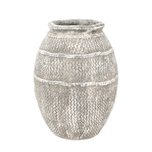 Load image into Gallery viewer, Olympia Cement Vase in Antique Grey
