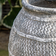 Load image into Gallery viewer, Olympia Cement Vase in Antique Grey
