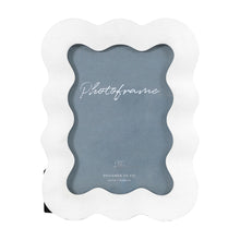 Load image into Gallery viewer, Immy Wavy Photo Frame in White
