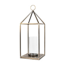 Load image into Gallery viewer, Calista Lantern Candle Holder in Bronze
